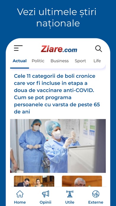 Ziare.com Screenshot