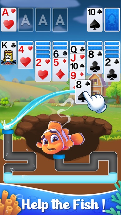 Solitaire Fish: Card Game Screenshot