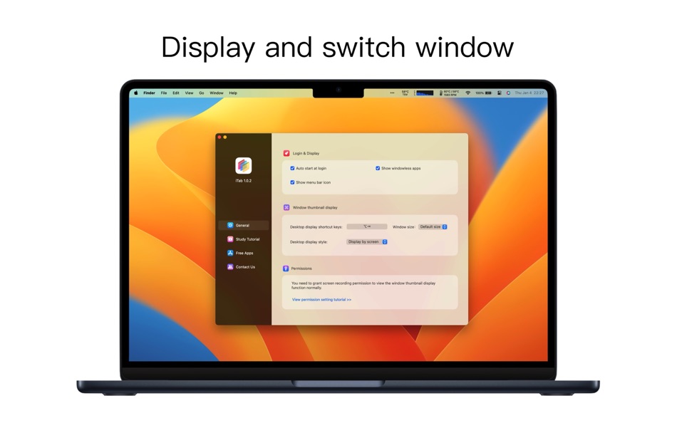 iTab-Show Switch Window - 1.0.3 - (macOS)