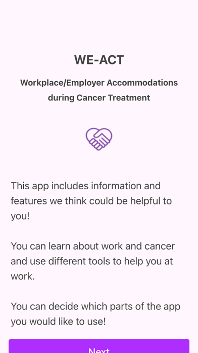 WE-ACT Screenshot