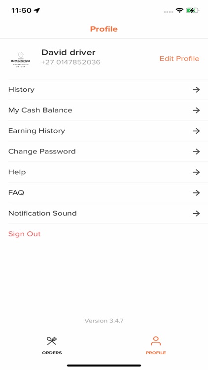 Northern Eats Driver