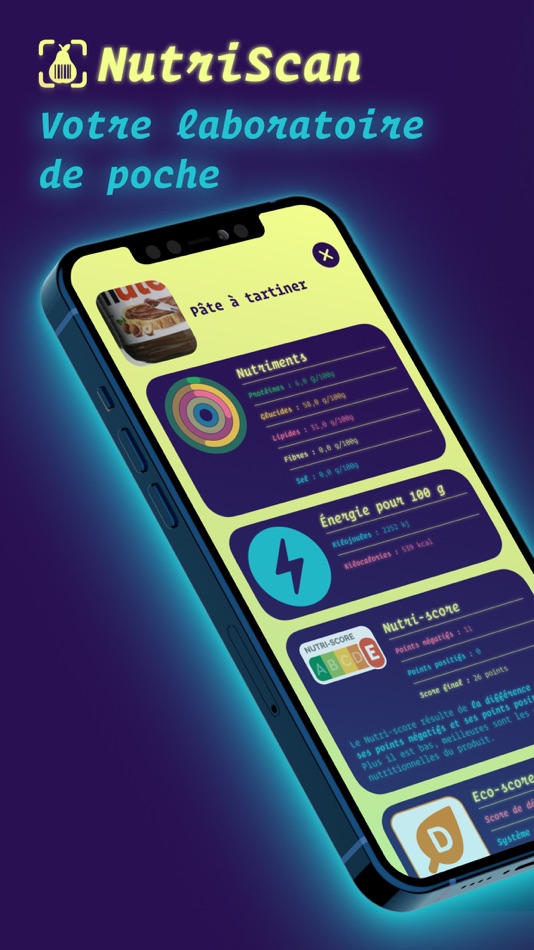 #1. NutriScan (iOS) 由: Vincent Caronnet