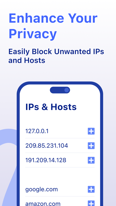 LetMeBe: Block Apps, IPs/Hosts Screenshot