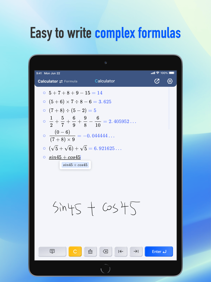 KSpark Handwriting Calculator