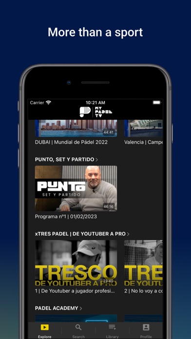 MyPadel TV Screenshot