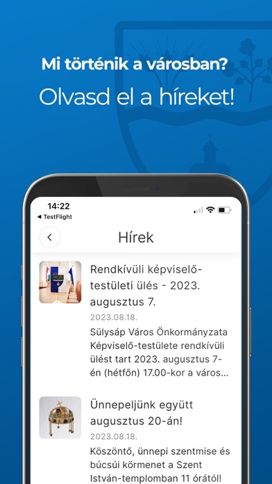 CityApp Sülysáp Screenshot