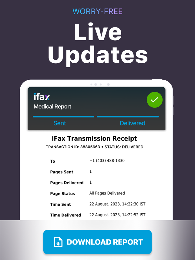 ‎iFax App Send Fax From iPhone Screenshot