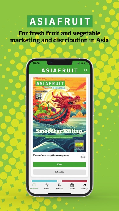 Screenshot #1 pour Asiafruit Magazine