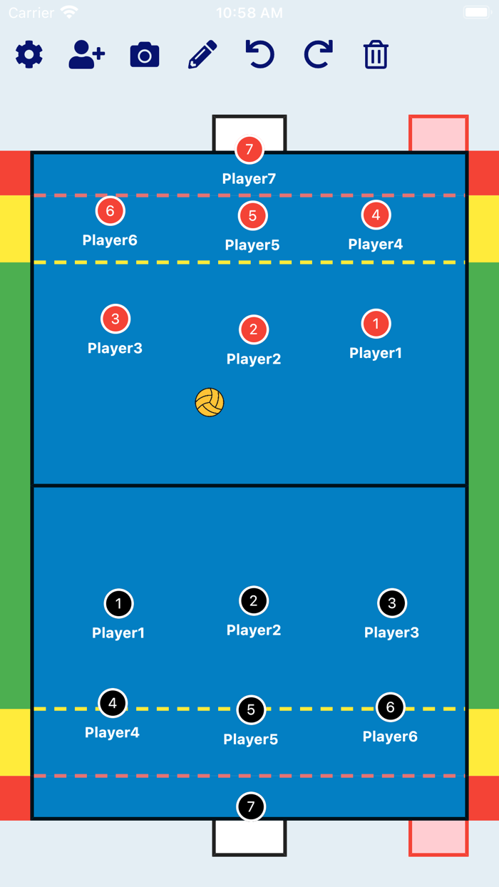 Water Polo Tactic Board
