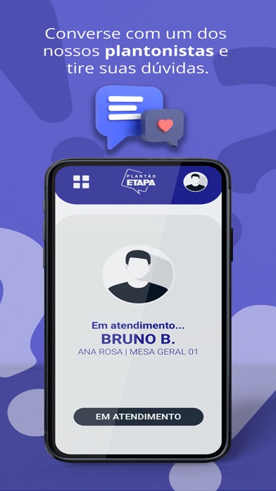 Etapa - Plantão de dúvidas Screenshot