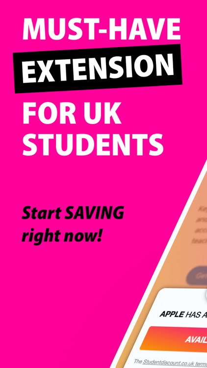 Student Discount UK extension