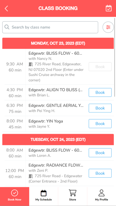 Pure Bliss Yoga Screenshot