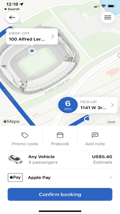 RideCLE Screenshot