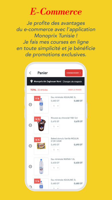 Monoprix Tunisie Screenshot