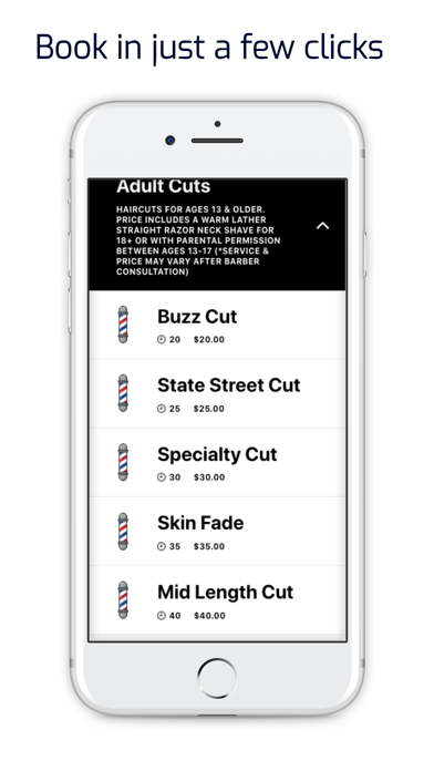 Screenshot #3 pour State Street Barbershop