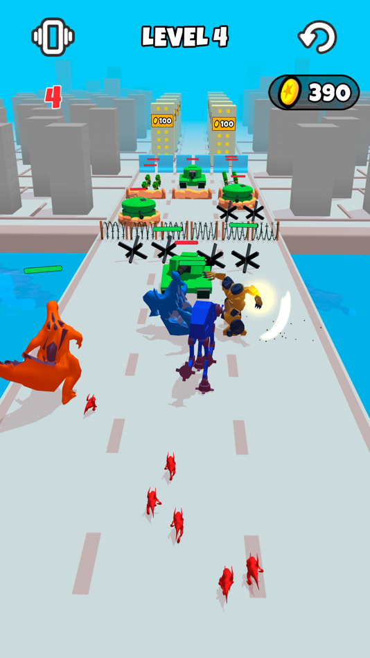 #4. Merge Monster 3D (iOS) 由: LIPSAR STUDIO, OOO