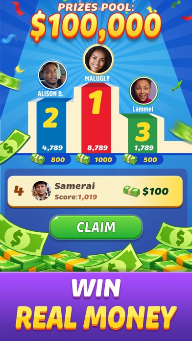 Solitaire Win Cash Screenshot