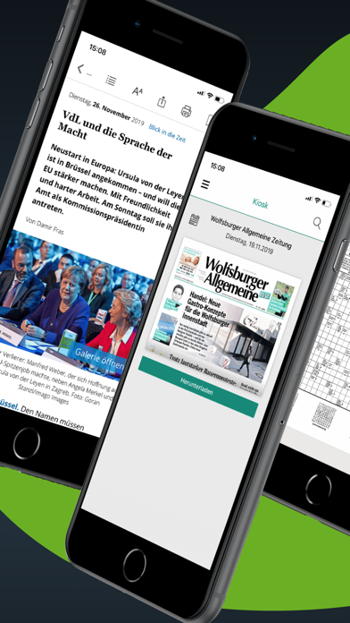 WAZ E-Paper News aus Wolfsburg Screenshot