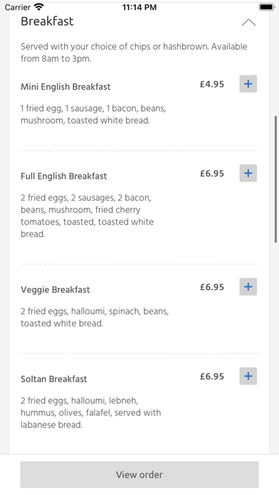 Soltan lounge, Kingston upon Screenshot
