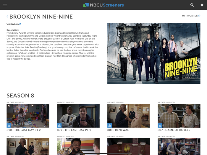 NBCU Screeners