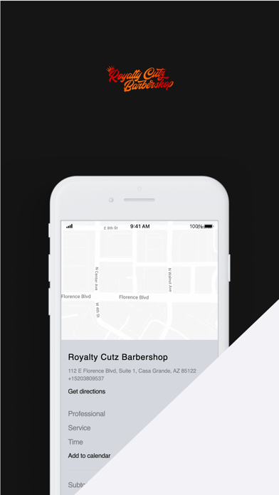 Royalty Cutz Barbershop Screenshot