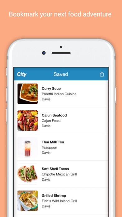 CityBites: Food Discovery App Screenshot