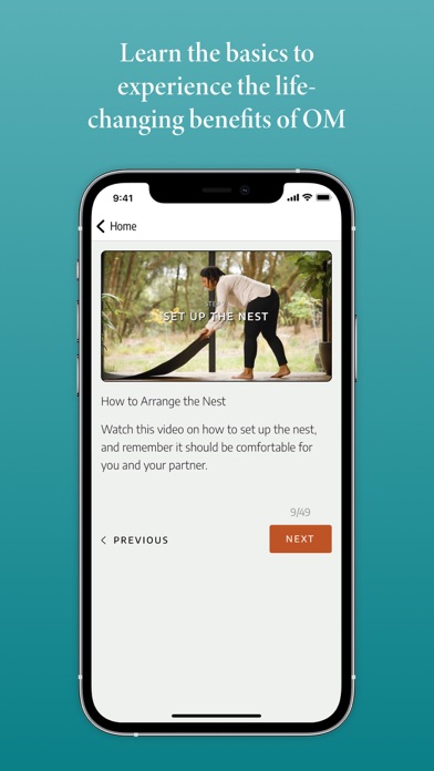 OM App: Partnered Meditation Screenshot