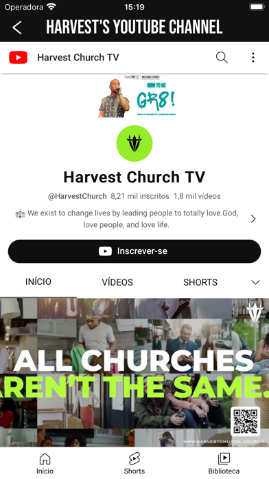 Harvest Church Mobile Screenshot