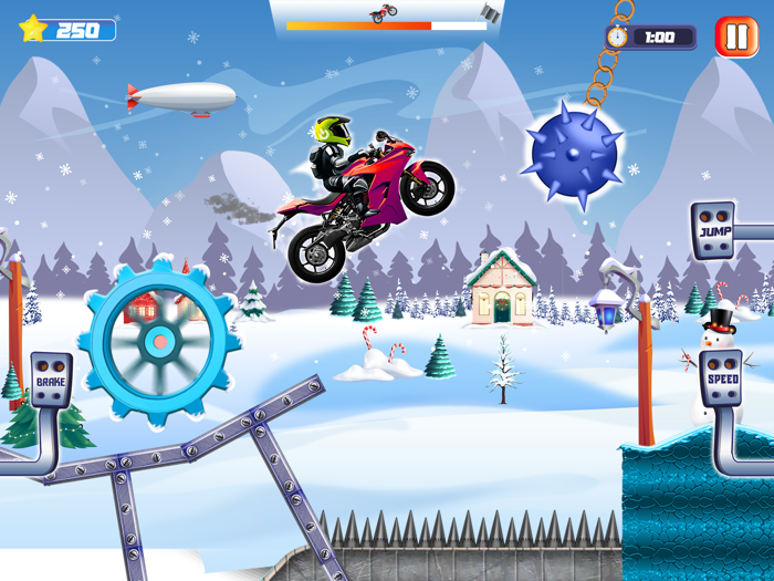 Bikes Stunt Downhills Racing
