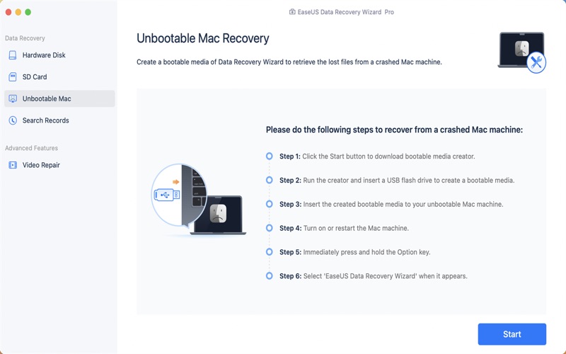 EaseUS Data Recovery Wizard Screenshot