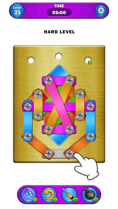 Screw Puzzle (ネジ ゲーム)のおすすめ画像2