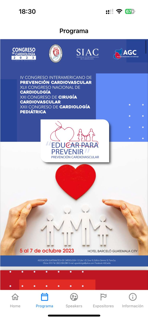 Congreso de Cardiología 2023 screenshot 2