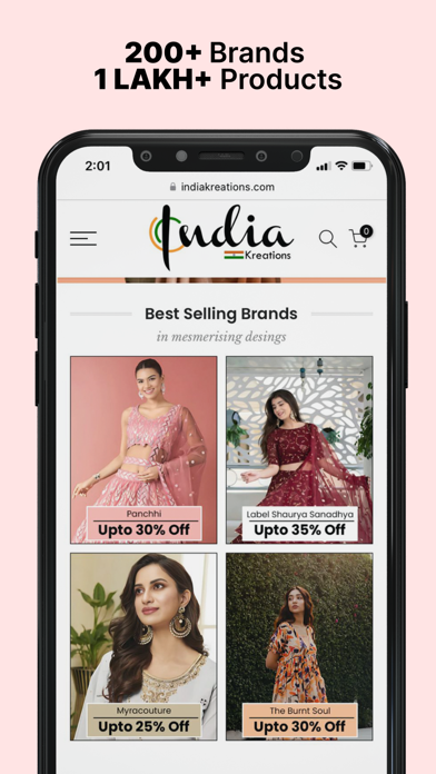 Indiakreations - Shopping App Screenshot