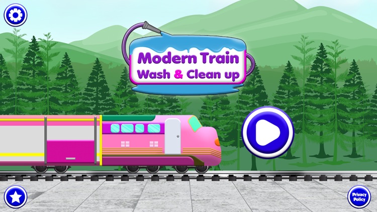 Train Wash & Cleaning Game