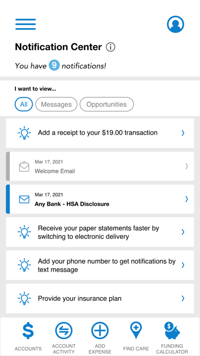 Healthy Dollars, Inc. Screenshot