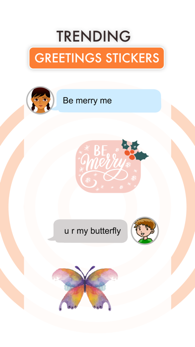 Watercolor Greetings Stickers Screenshot