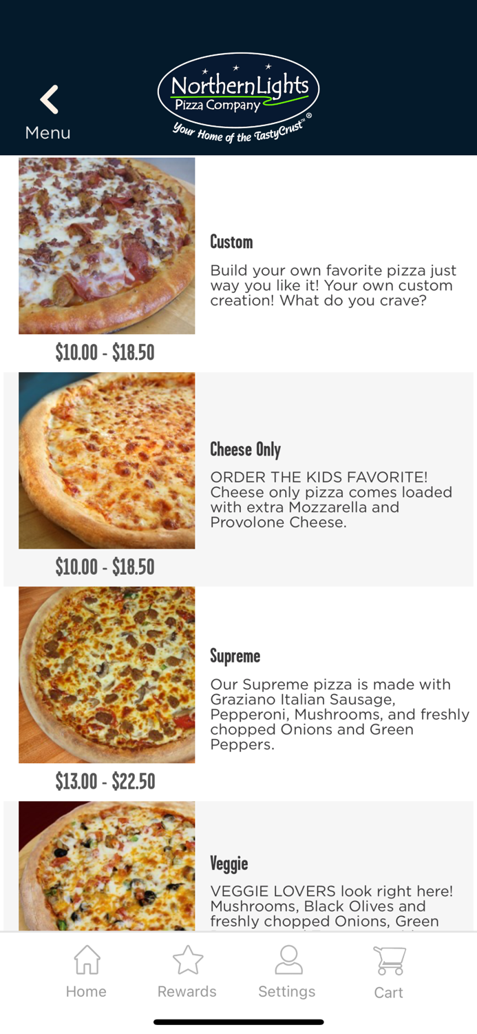 Northern Lights Pizza