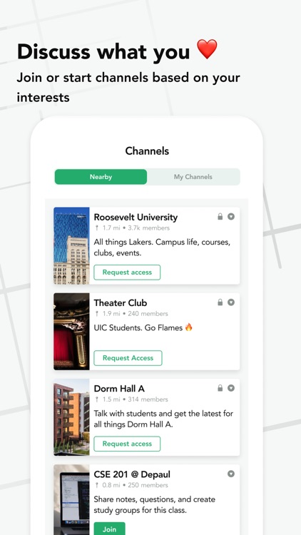 Circa - Local convos & groups