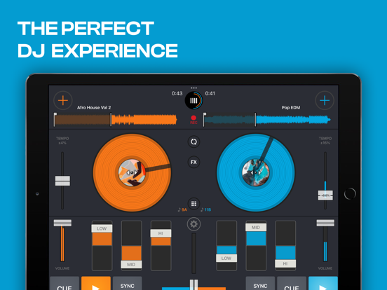 Cross DJ - Music Mixer App iPad app afbeelding 2