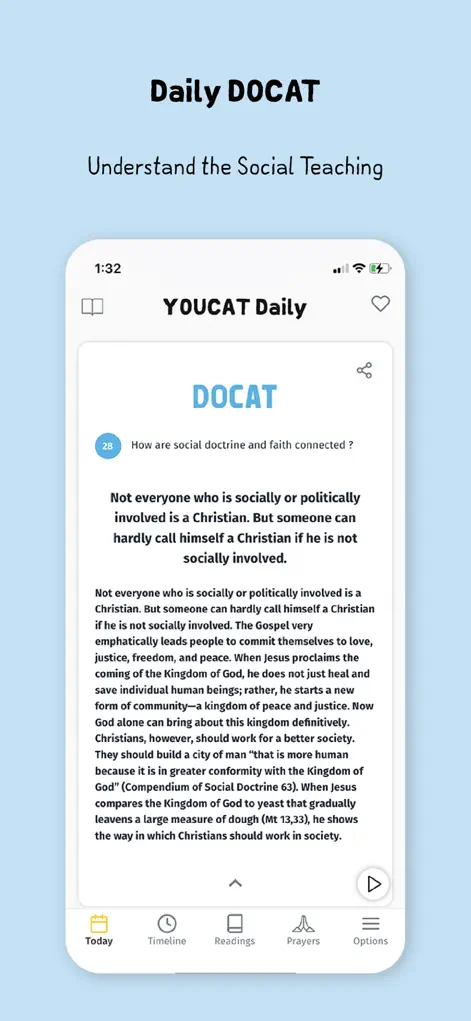 YOUCAT Daily Bible, Catechism - Reference App | MWM