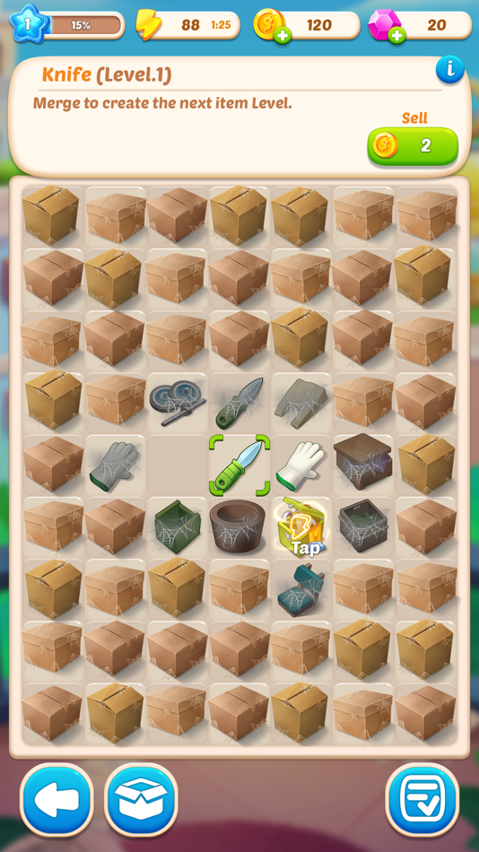 #5. Merge Town : Merge Game (iOS) Podle: Hung Hoang