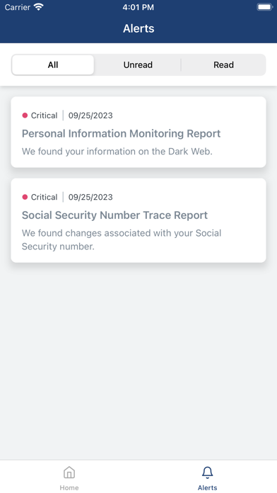Zander ID Theft Protection Screenshot