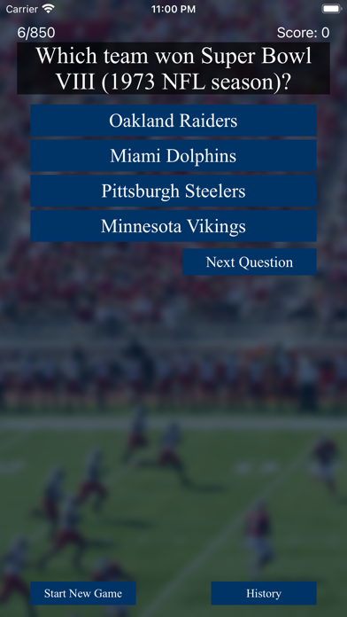 Football Trivia Pro Screenshot