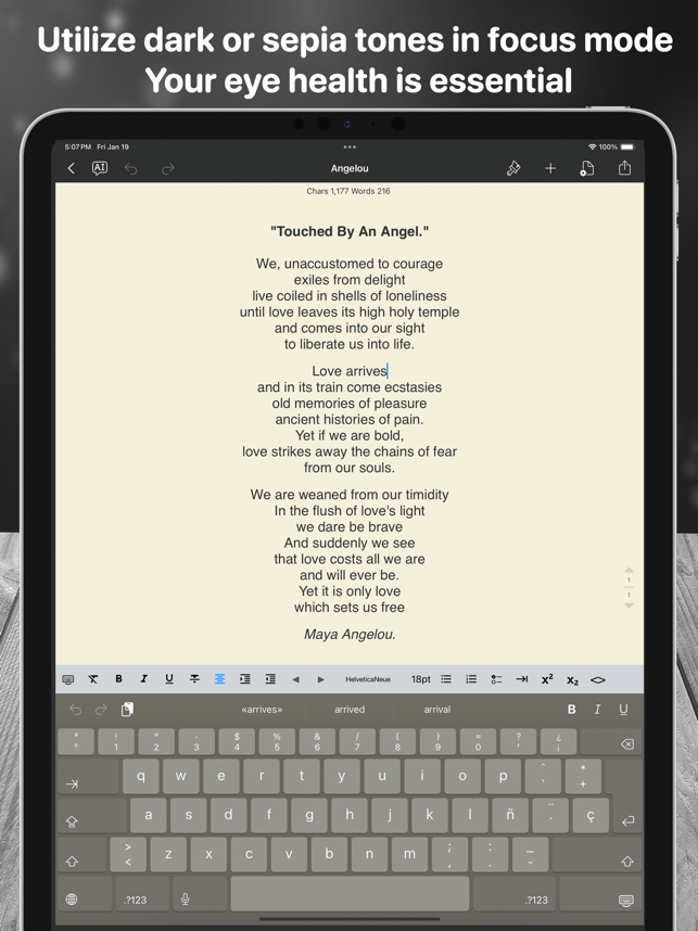 ‎Scrivo Pro - Scrivener Writers Screenshot