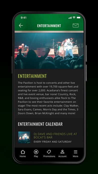 Cypress Bayou Casino Hotel Screenshot