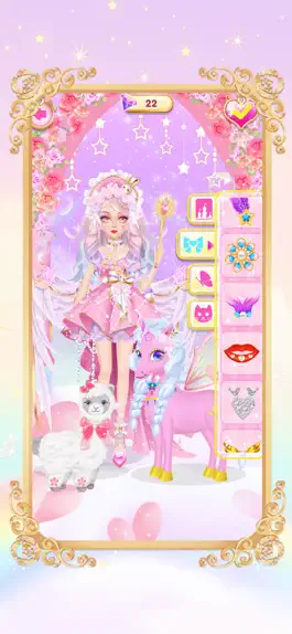 Game screenshot Princess unicorn dress up game apk