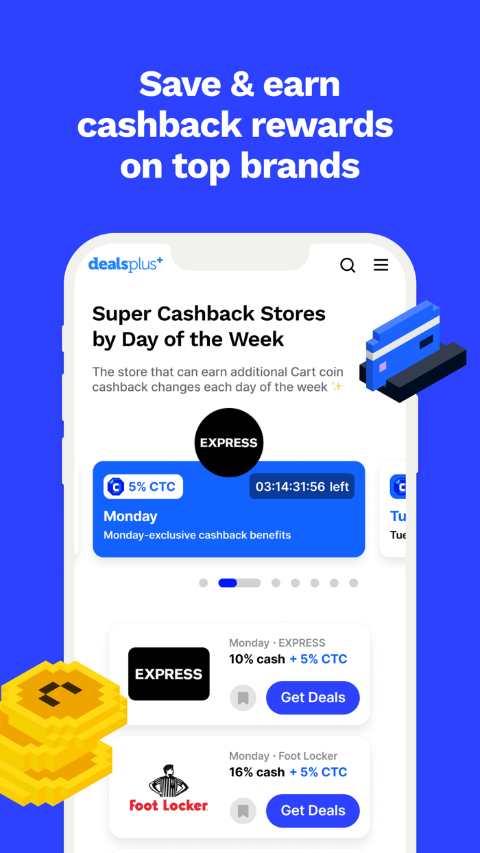 Deals Cashback and Free Coupons