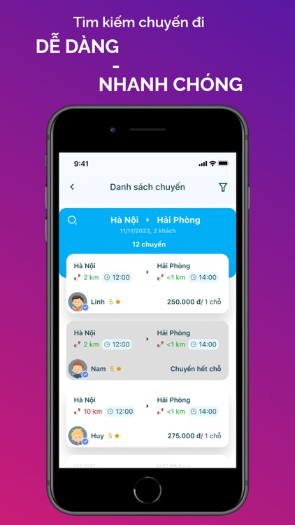 XeDiChung Xe Ghép Tiện Chuyến