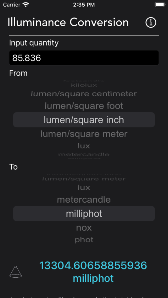 #4. Illuminance Conversion (iOS) 由: Nitrio