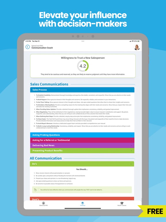 SalesCred iPad screenshot 6 - Business app